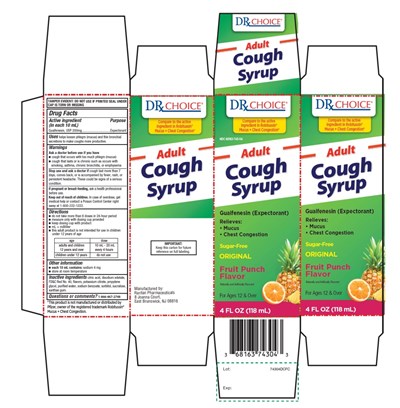 Drx Adult Cough Syrup Fruit Punch Flavor (310 63 Tussin Image)